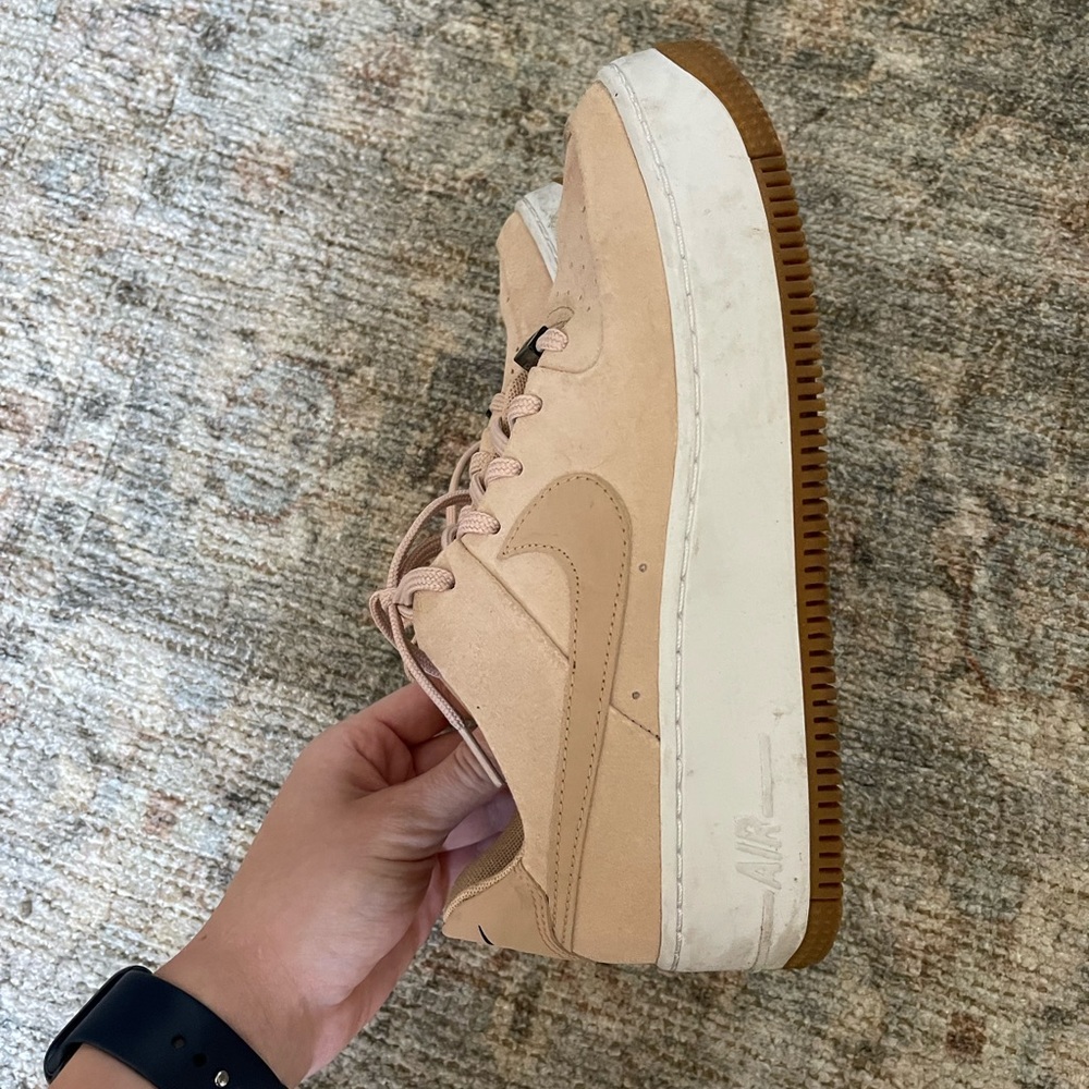 Tan Air Force ones